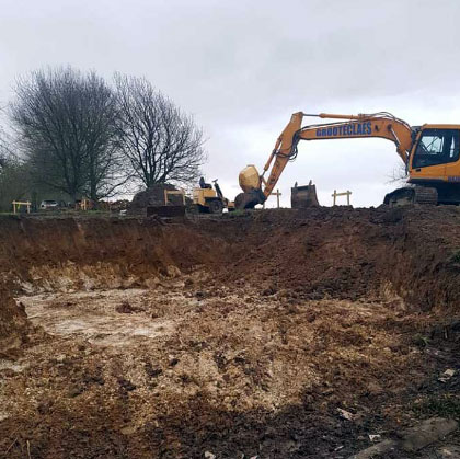 terrassement de maison
